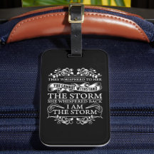 Ze zweep terug Ik ben het Storm