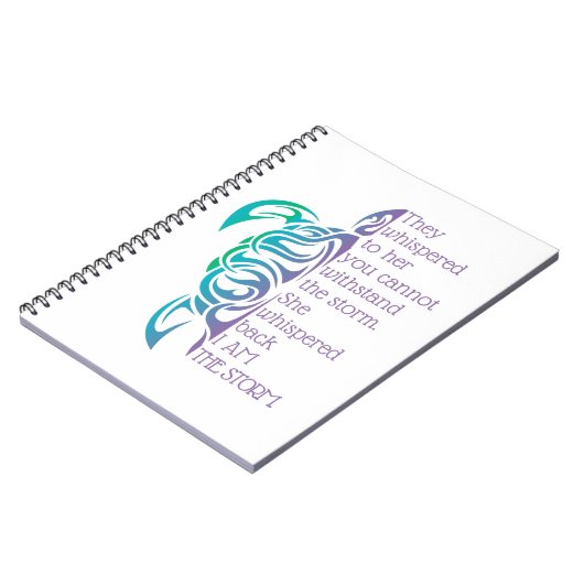 Ze zweep terug Ik ben het Storm Notitieboek (Linkerzijde)