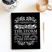 Ze zweep terug Ik ben het Storm Notitieboek