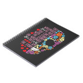 Ze zweven naar haar Storm van de bloem. Notitieboek (Linkerzijde)