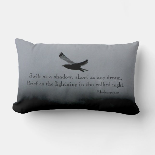 Zeagull Quote Pillow Kussen (Voorkant)