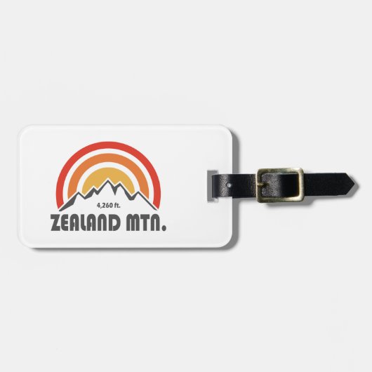 Zealand Mountain New Hampshire Bagagelabel (Voorkant horizontaal)