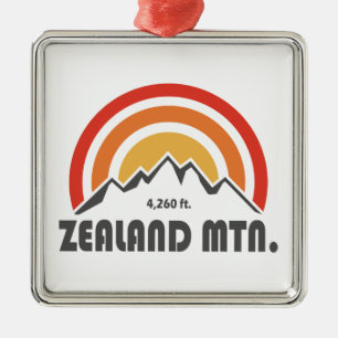 Zealand Mountain New Hampshire Metalen Ornament