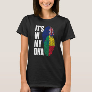 Zealander And Beninese Mix DNA Flag Heritage T-shirt