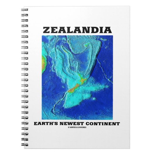 Zealandia Earth's nieuwste continent Notitieboek (Voorkant)