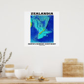 Zealandia Earth's nieuwste continent Poster (Keuken)