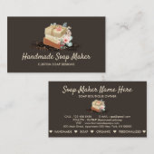 Zeap Sparkle Floral Brown Visitekaartje (Voorkant / Achterkant)