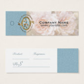 Zeapindustrie - Label koopwaar Mini Visitekaartjes (Voorkant /achterkant)