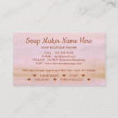 Zeapmerk Handmade BathTub Organic Cosmetic Visitekaartje (Achterkant)