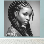 Zeba De kracht van Zeus Canvas Afdruk (Insitu (Houten vloer))