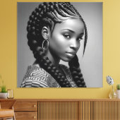 Zeba De kracht van Zeus Canvas Afdruk (Insitu (Woonkamer))