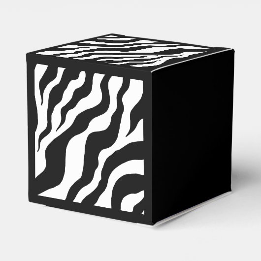 Zebaprint Favor Dozen  Bedankdoosjes (Achterkant)
