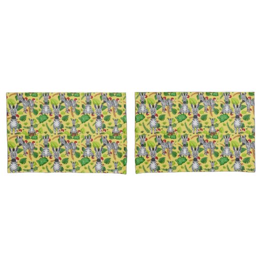 Zebas In The Wild Kussensloop (Voorkant-Set)