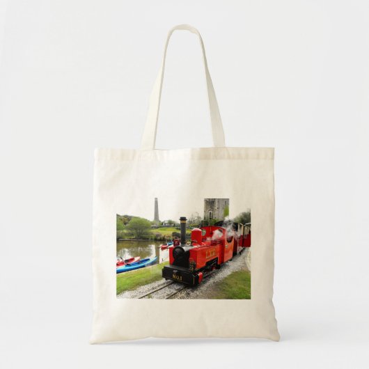 Zebedee stoommachine in Lappa Valley Tote Bag (Voorkant)