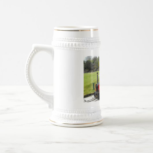 Zebedees stoommachine in Lappa Valley Bierpul (Links)