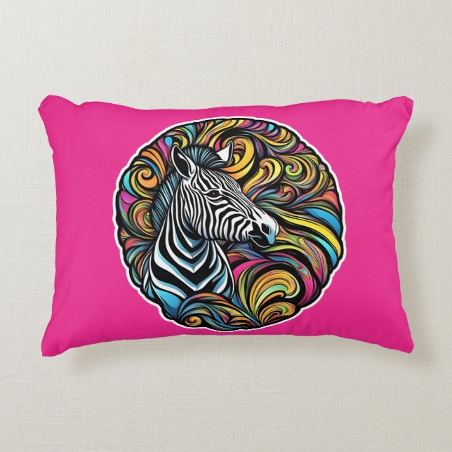 Zebra 1 accent kussen (Voorkant)