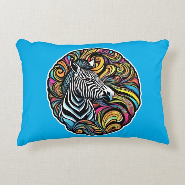 Zebra 1 accent kussen (Voorkant)