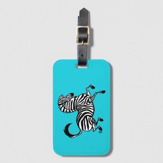 ZEBRA 1 BAGAGELABEL (Voorkant (verticaal))