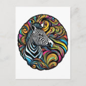 Zebra 1 briefkaart (Voorkant)