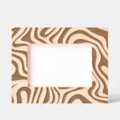 Zebra 1 Etched Wooden Frame Engraved Frames Gegraveerde Lijstjes (Voorkant)