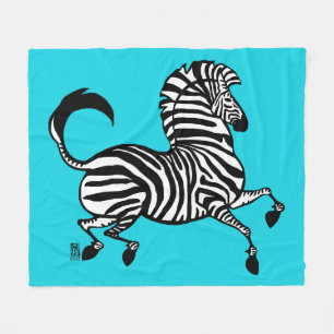 Zebra 1 fleecedeken fleece deken