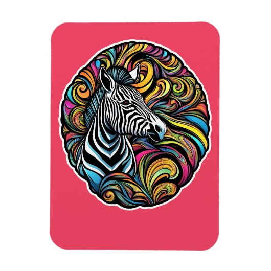 Zebra 1 magneet (Verticaal)