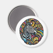 Zebra 1 magneet (Voorkant / Achterkant)