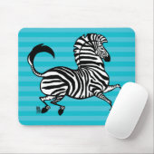 Zebra 1 Mousepad Muismat (Met muis)