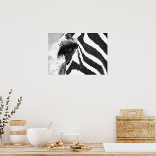 ZEBRA 1 POSTER (Keuken)