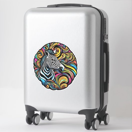 Zebra 1 sticker (Koffer)