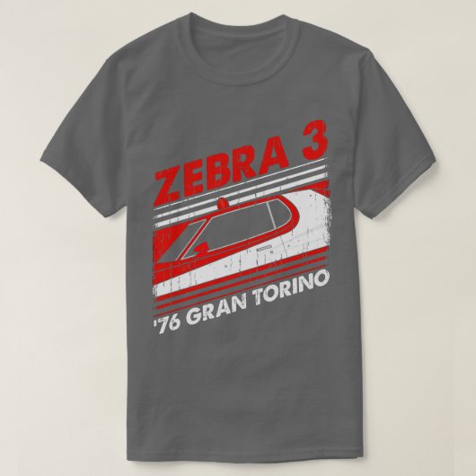 ZEBRA 1 T-SHIRT (Design voorkant)
