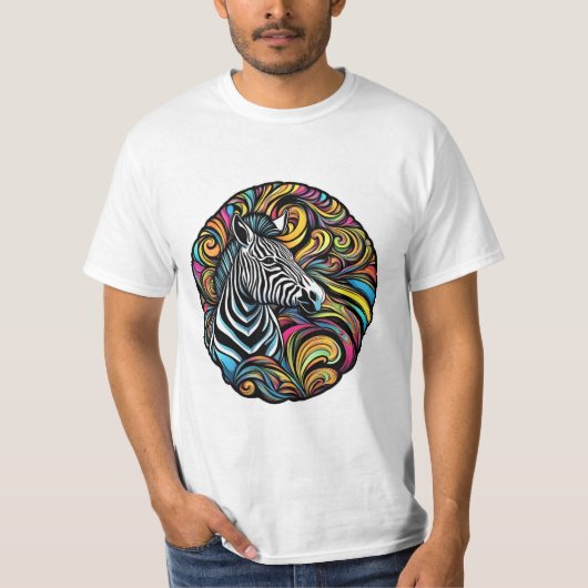 Zebra 1 t-shirt (Voorkant)