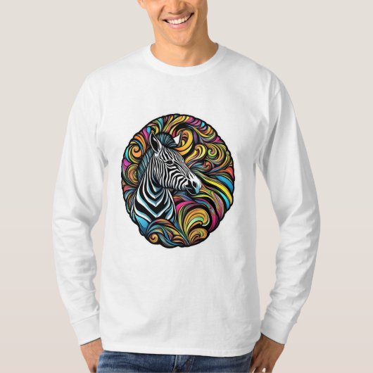 Zebra 1 t-shirt (Voorkant)
