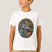 Zebra 1 t-shirt (Voorkant)
