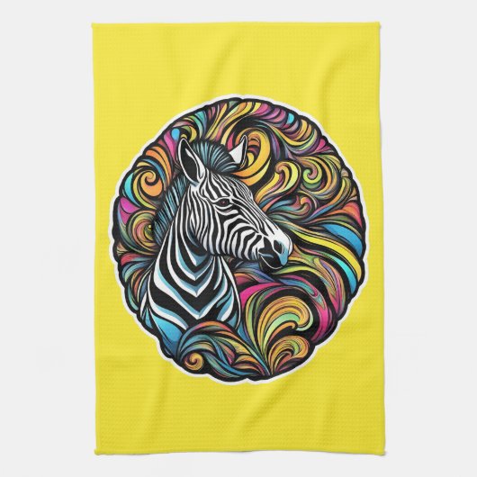 Zebra 1 theedoek (Verticaal)