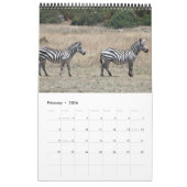zebra 2011 kalender met één bladzijde (Feb 2026)