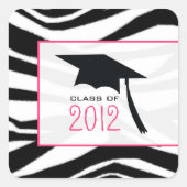 Zebra 2012 Graduation Sticker (Voorkant)
