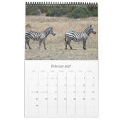 zebra 2013-kalender kalender (Feb 2027)