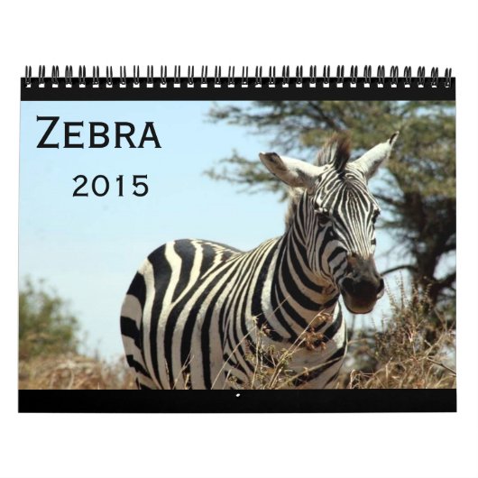 zebra 2015 kalender (Hoes)