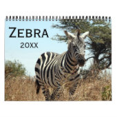 zebra 2026 kalender (Hoes)