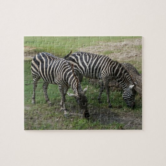 Zebra #2 Jigzaag Puzzle Legpuzzel (Horizontaal)