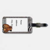 ZEBRA 3 BAGAGELABEL (Achterkant horizontaal)