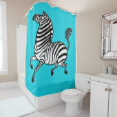 Zebra 3 Douchegordijn (In situ)