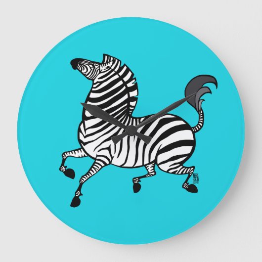 Zebra 3 Klok (Voorkant)