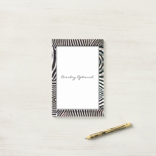Zebra 3 post-it® notes (Op bureau)