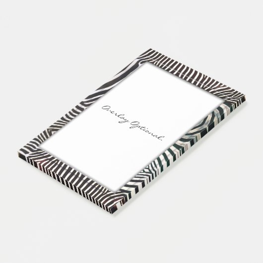 Zebra 3 post-it® notes (Schuin)