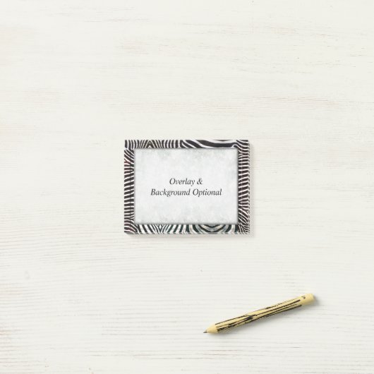 Zebra 3 post-it® notes (Op bureau)