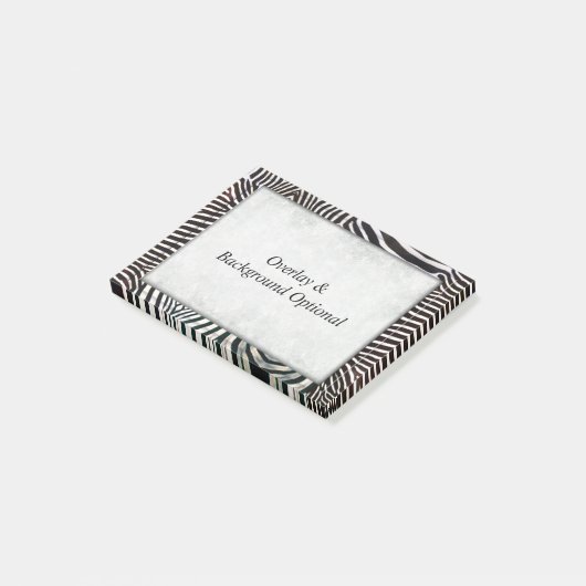 Zebra 3 post-it® notes (Schuin)