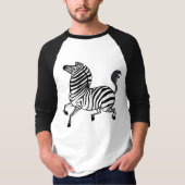 Zebra 3 Raglan Tshirt (Voorkant)