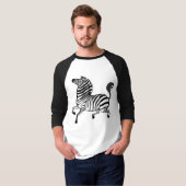 Zebra 3 Tshirt (Voorkant volledig)